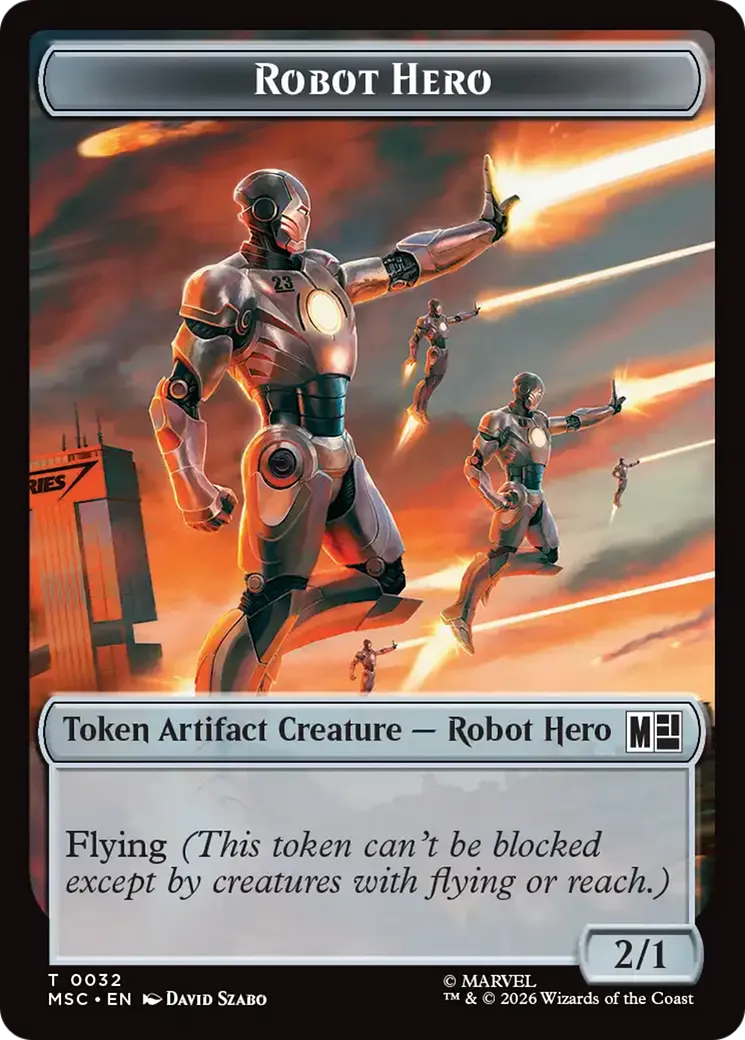 Robot Hero — Marvel Super Heroes Commander — Magic: The Gathering