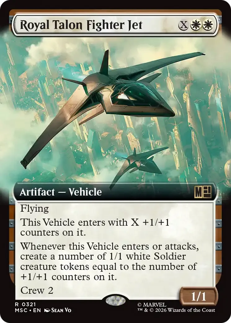 Royal Talon Fighter Jet — Marvel Super Heroes Commander — Magic: The Gathering