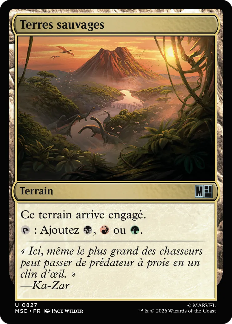 Terres sauvages — Marvel Super Heroes Commander — Magic: The Gathering