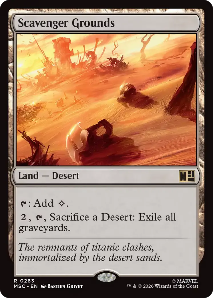 Terrains des charognards — Marvel Super Heroes Commander — Magic: The Gathering