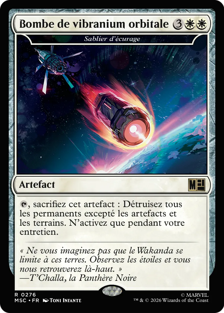Sablier d'écurage — Marvel Super Heroes Commander — Magic: The Gathering