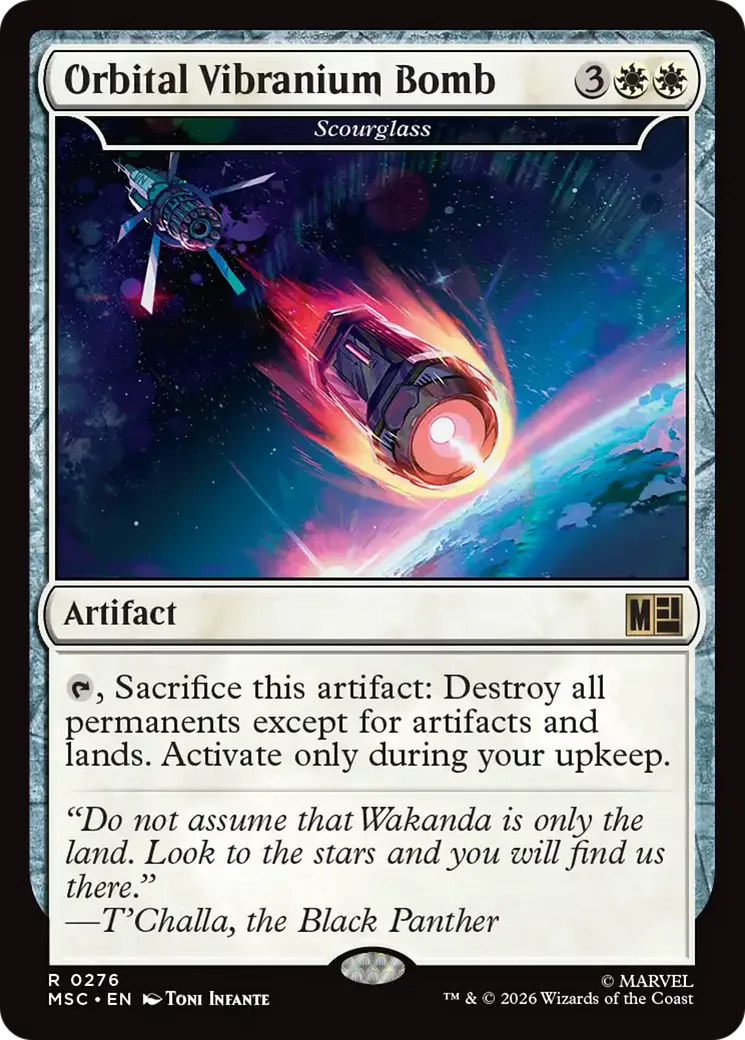 Sablier d'écurage — Marvel Super Heroes Commander — Magic: The Gathering