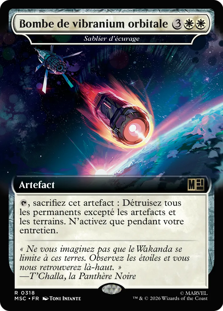 Sablier d'écurage — Marvel Super Heroes Commander — Magic: The Gathering