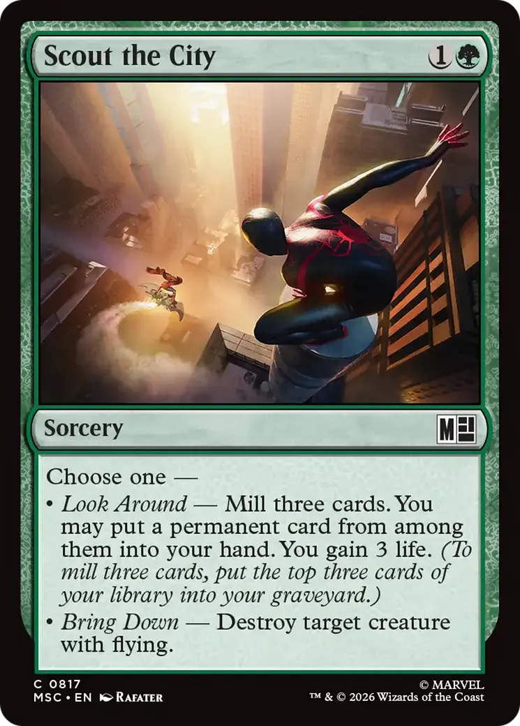 Surveillance de la ville — Marvel Super Heroes Commander — Magic: The Gathering