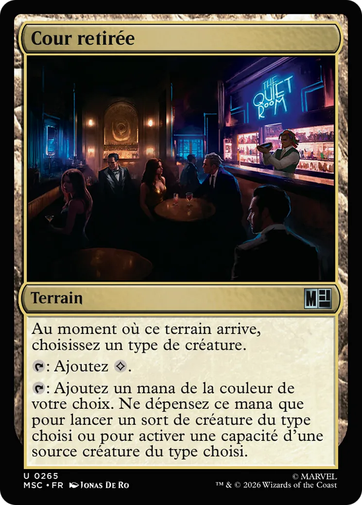 Cour retirée — Marvel Super Heroes Commander — Magic: The Gathering