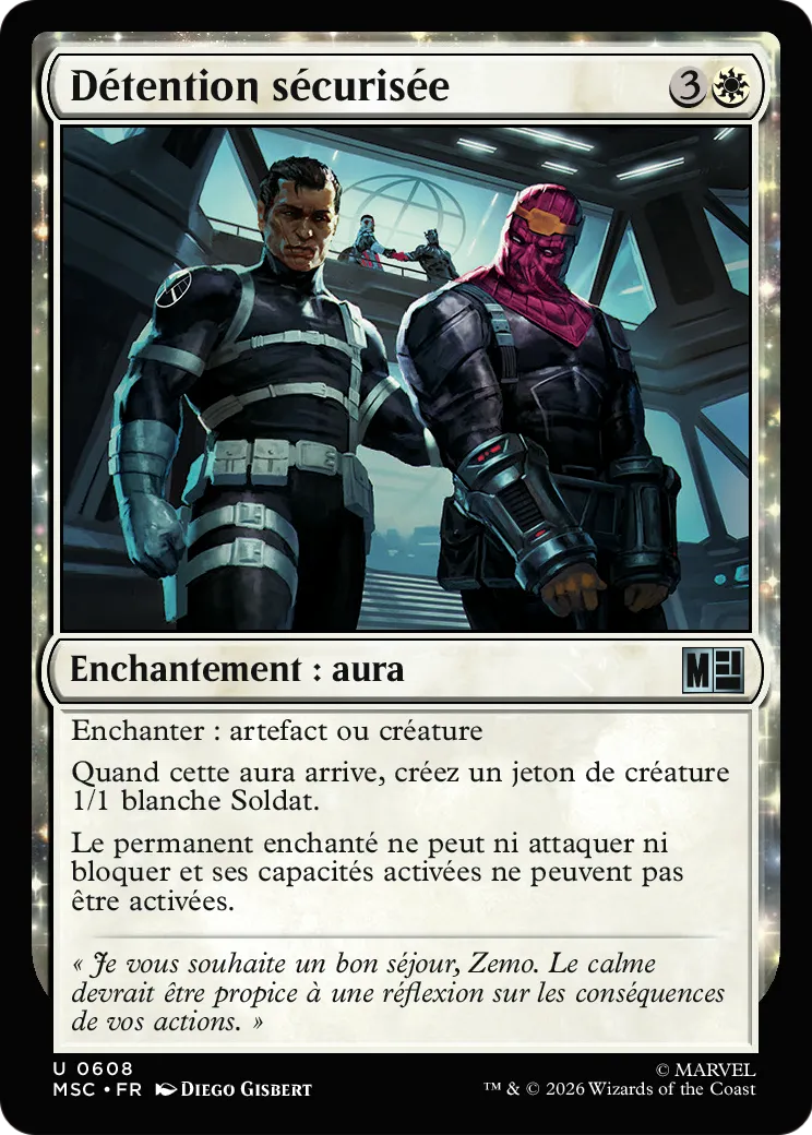 Détention sécurisée — Marvel Super Heroes Commander — Magic: The Gathering