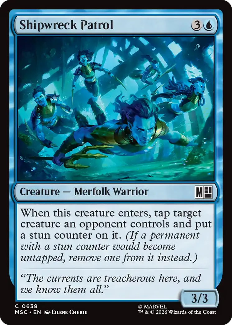 Patrouille de l'épave — Marvel Super Heroes Commander — Magic: The Gathering