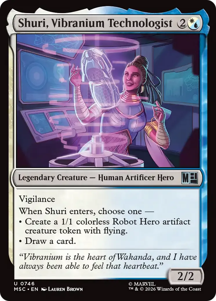 Shuri, technologue de vibranium — Marvel Super Heroes Commander — Magic: The Gathering