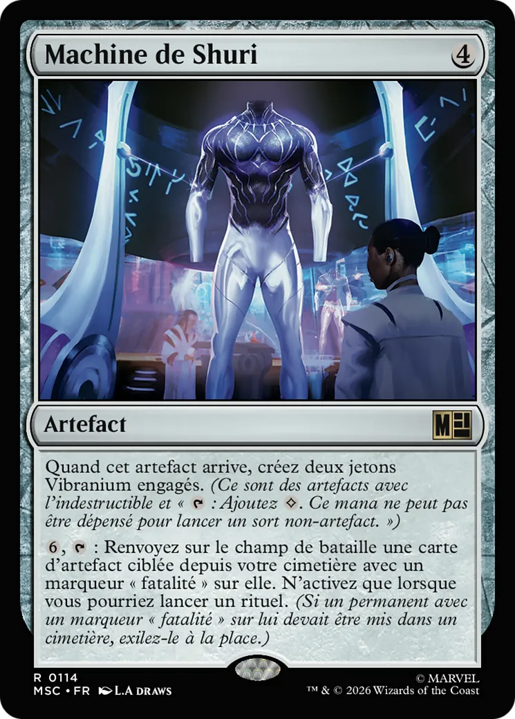 Machine de Shuri — Marvel Super Heroes Commander — Magic: The Gathering