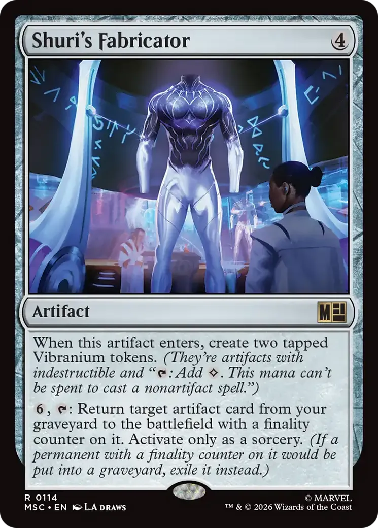 Shuri's Fabricator — Marvel Super Heroes Commander — Magic: The Gathering