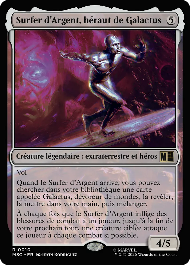 Surfer d'Argent, héraut de Galactus — Marvel Super Heroes Commander — Magic: The Gathering