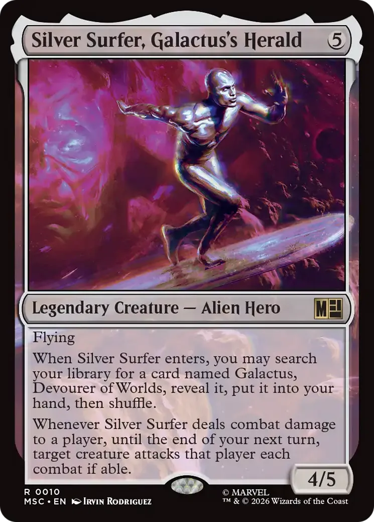 Silver Surfer, Galactus's Herald — Marvel Super Heroes Commander — Magic: The Gathering