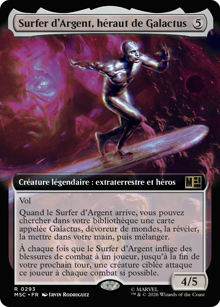 Surfer d'Argent, héraut de Galactus — Marvel Super Heroes Commander — Magic: The Gathering