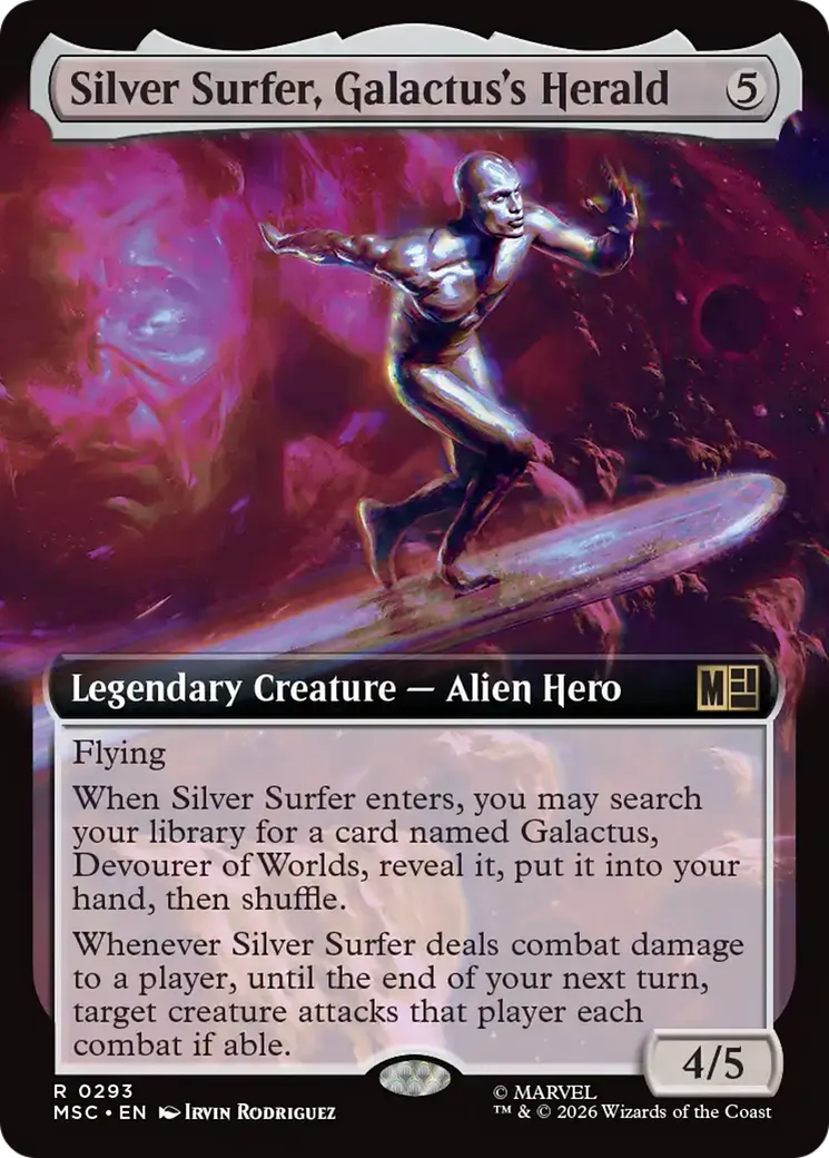 Silver Surfer, Galactus's Herald — Marvel Super Heroes Commander — Magic: The Gathering