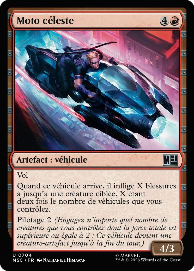 Moto céleste — Marvel Super Heroes Commander — Magic: The Gathering