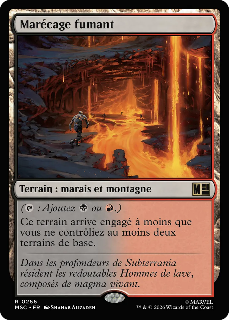 Marécage fumant — Marvel Super Heroes Commander — Magic: The Gathering