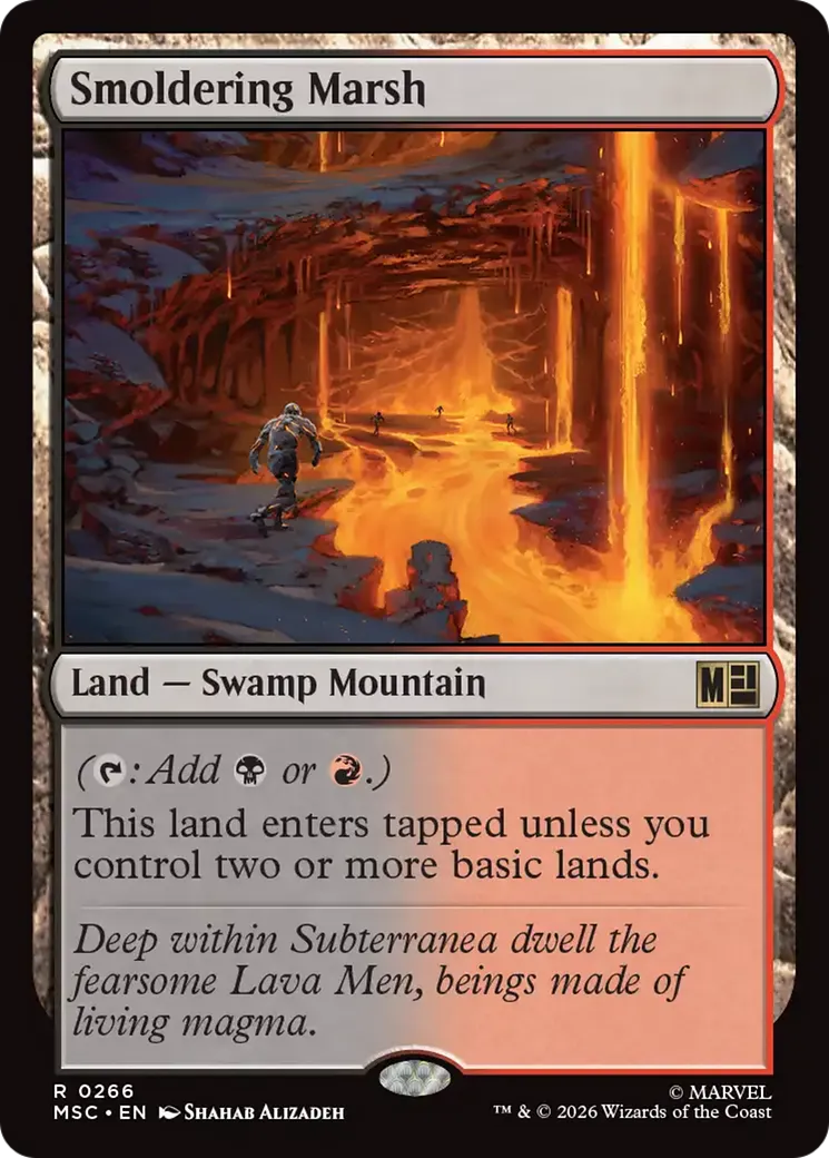 Marécage fumant — Marvel Super Heroes Commander — Magic: The Gathering