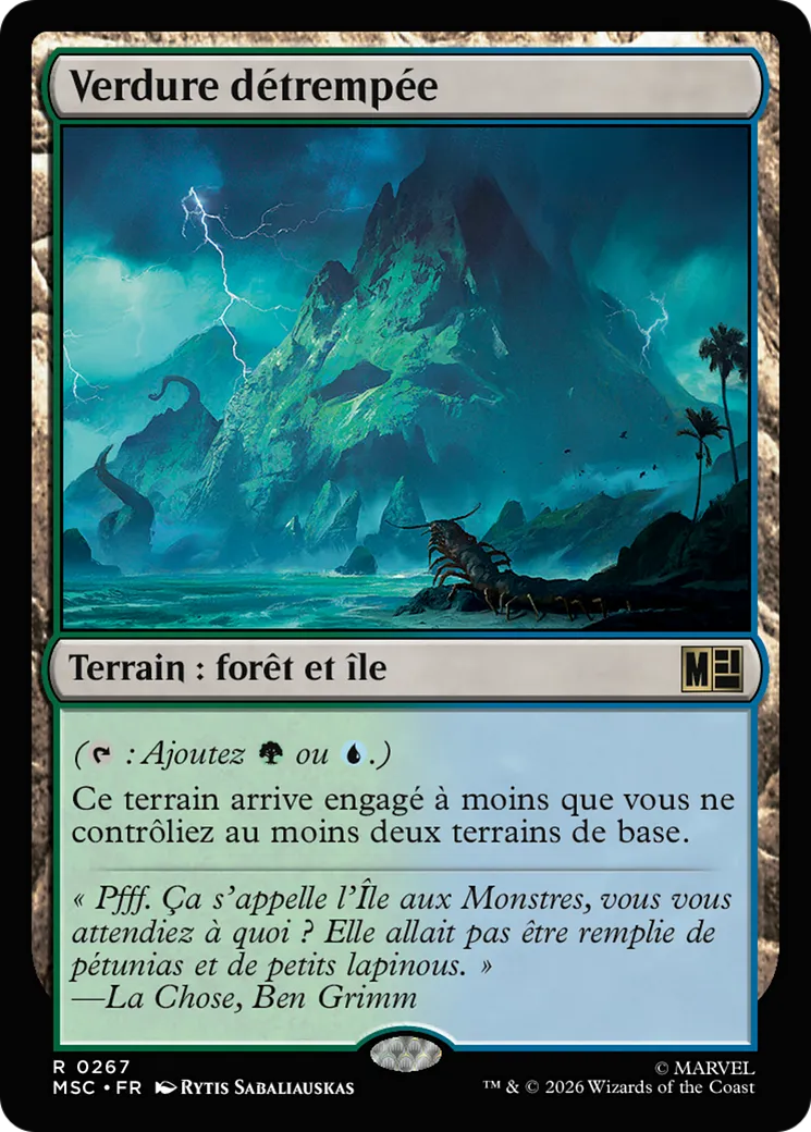 Verdure détrempée — Marvel Super Heroes Commander — Magic: The Gathering