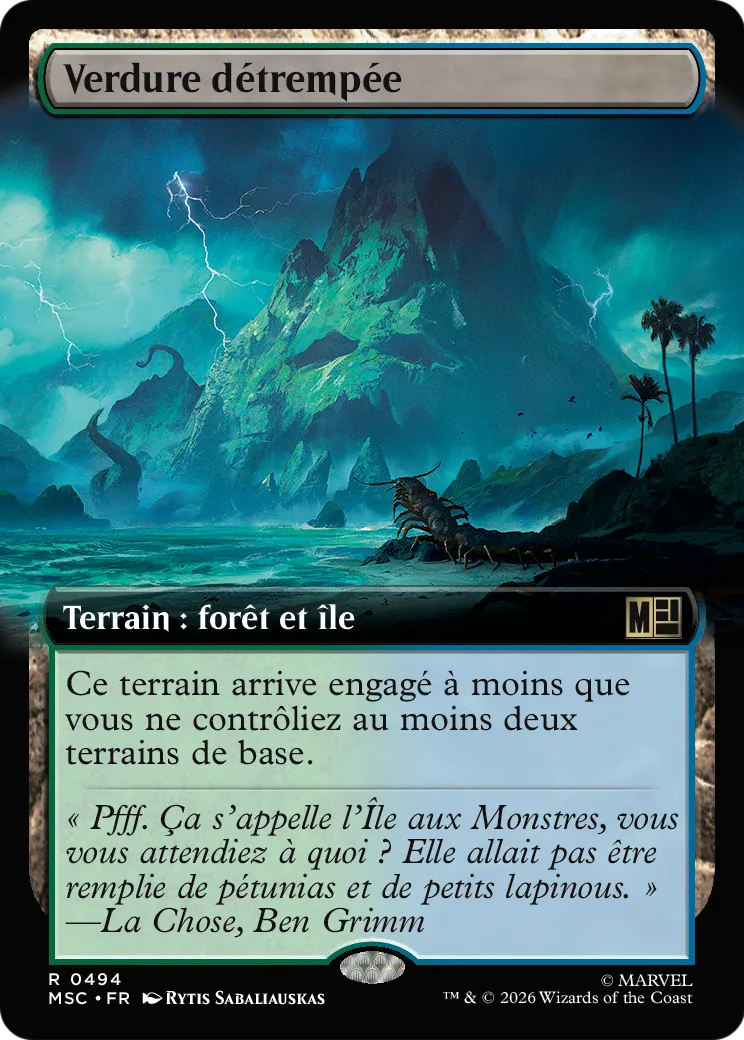 Verdure détrempée — Marvel Super Heroes Commander — Magic: The Gathering