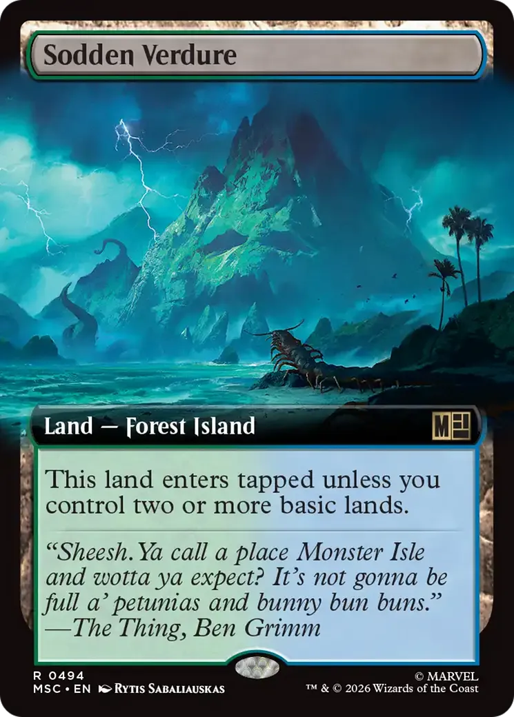 Sodden Verdure — Marvel Super Heroes Commander — Magic: The Gathering