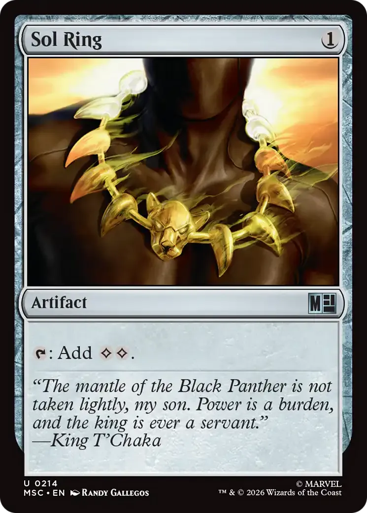 Sol Ring — Marvel Super Heroes Commander — Magic: The Gathering