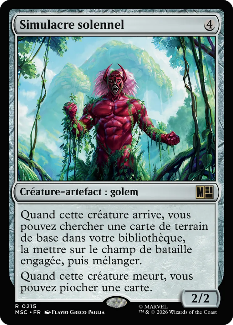 Simulacre solennel — Marvel Super Heroes Commander — Magic: The Gathering