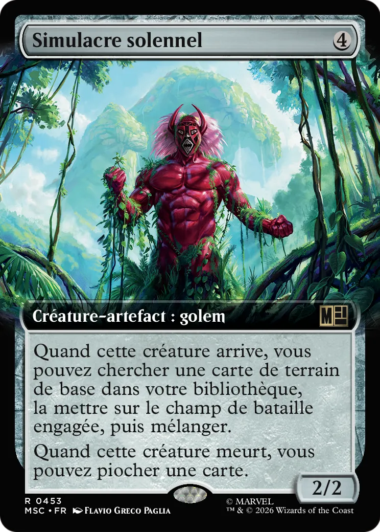 Simulacre solennel — Marvel Super Heroes Commander — Magic: The Gathering