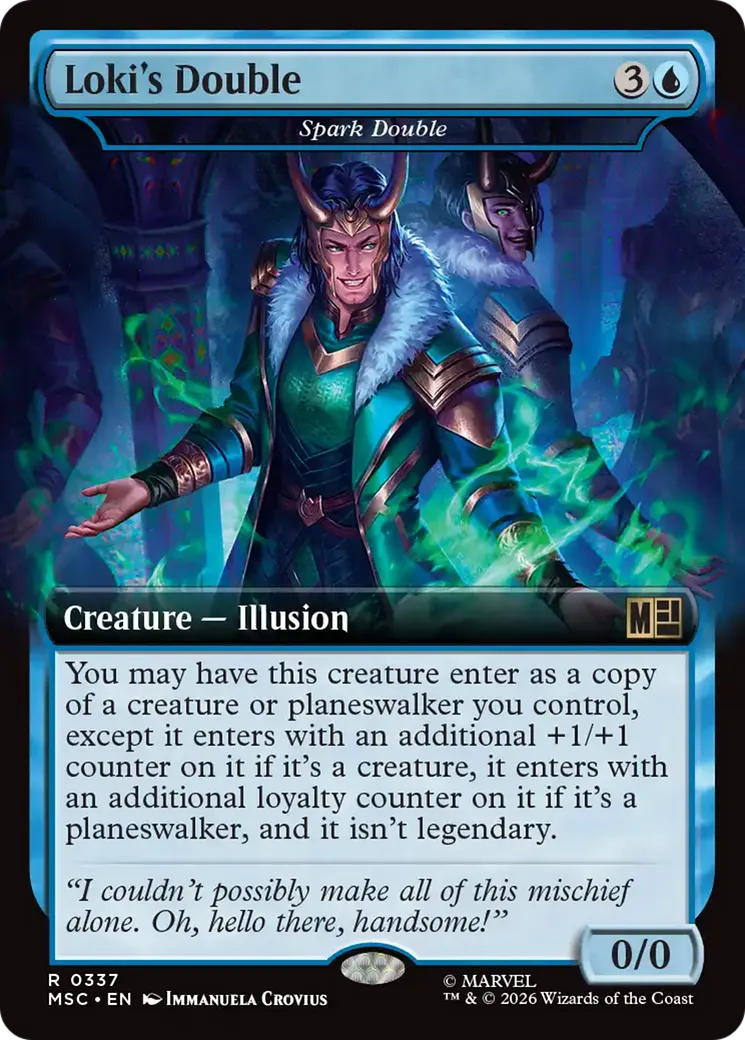 Spark Double — Marvel Super Heroes Commander — Magic: The Gathering