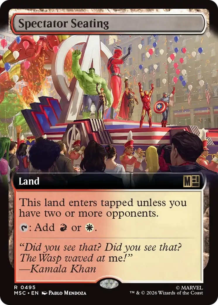 Spectator Seating from Marvel Super Heroes Commander - Magic: The Gathering