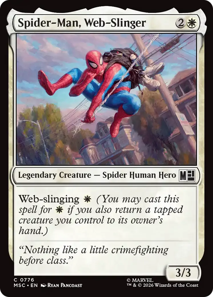 Spider-Man, le lanceur de toile — Marvel Super Heroes Commander — Magic: The Gathering