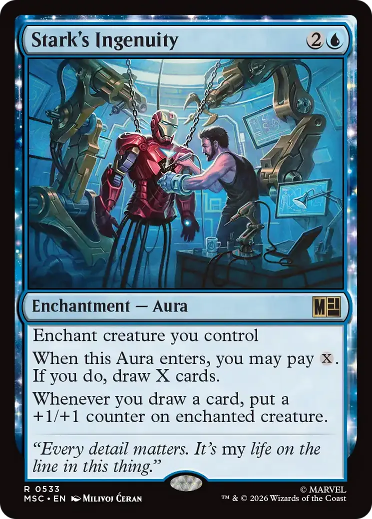 Ingéniosité de Stark — Marvel Super Heroes Commander — Magic: The Gathering