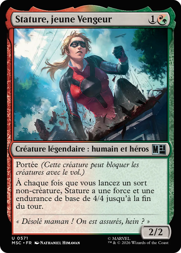 Stature, jeune Vengeur — Marvel Super Heroes Commander — Magic: The Gathering