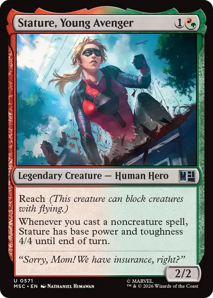 Stature, jeune Vengeur — Marvel Super Heroes Commander — Magic: The Gathering