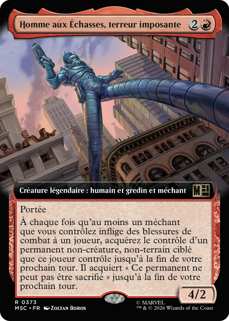 Homme aux Échasses, terreur imposante — Marvel Super Heroes Commander — Magic: The Gathering