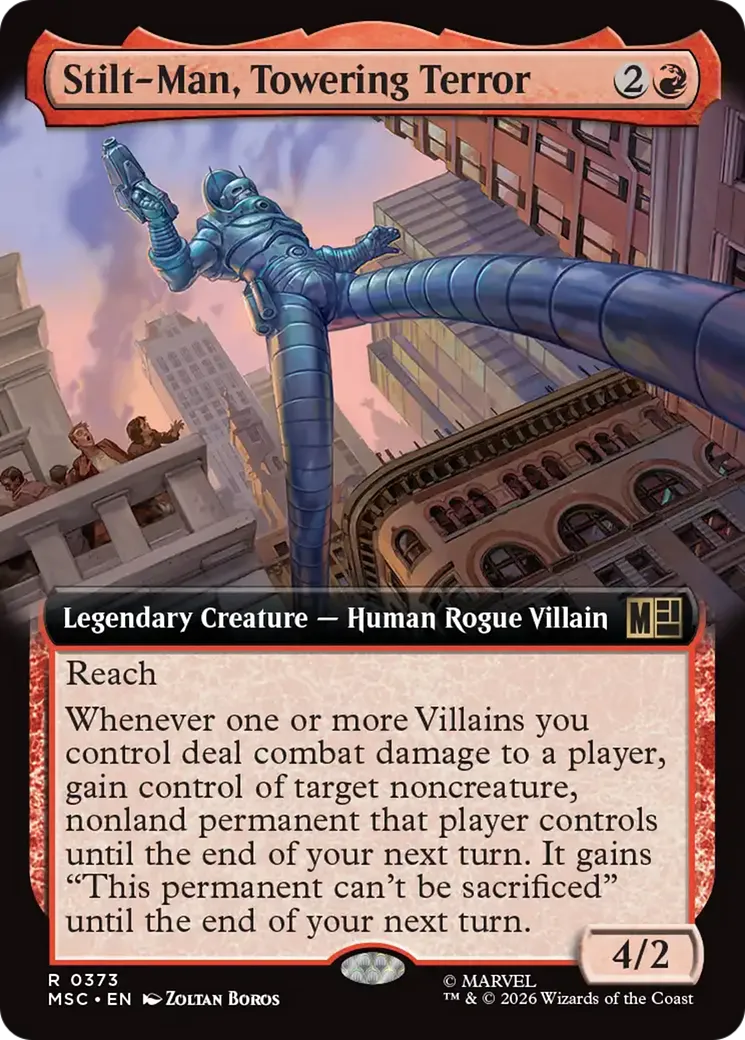 Stilt-Man, Towering Terror — Marvel Super Heroes Commander — Magic: The Gathering