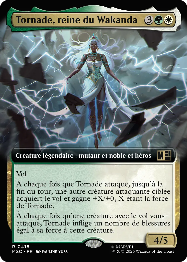 Tornade, reine du Wakanda — Marvel Super Heroes Commander — Magic: The Gathering