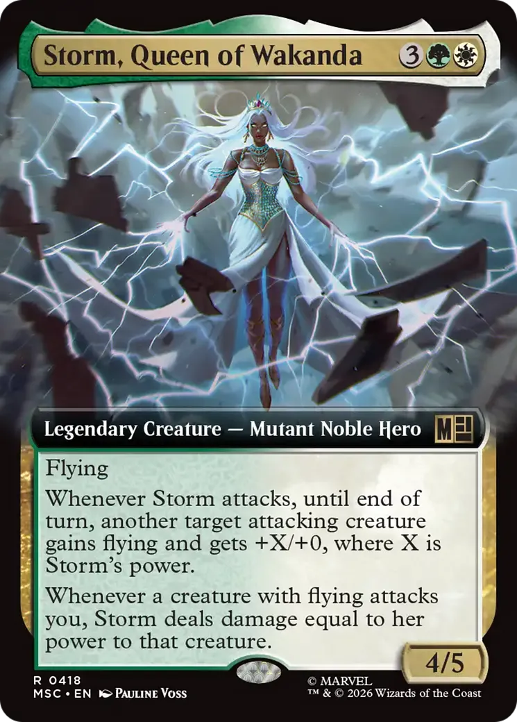 Storm, Queen of Wakanda — Marvel Super Heroes Commander — Magic: The Gathering