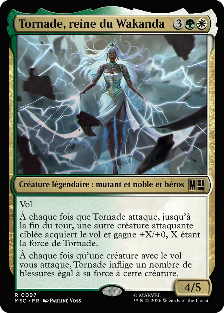 Tornade, reine du Wakanda — Marvel Super Heroes Commander — Magic: The Gathering