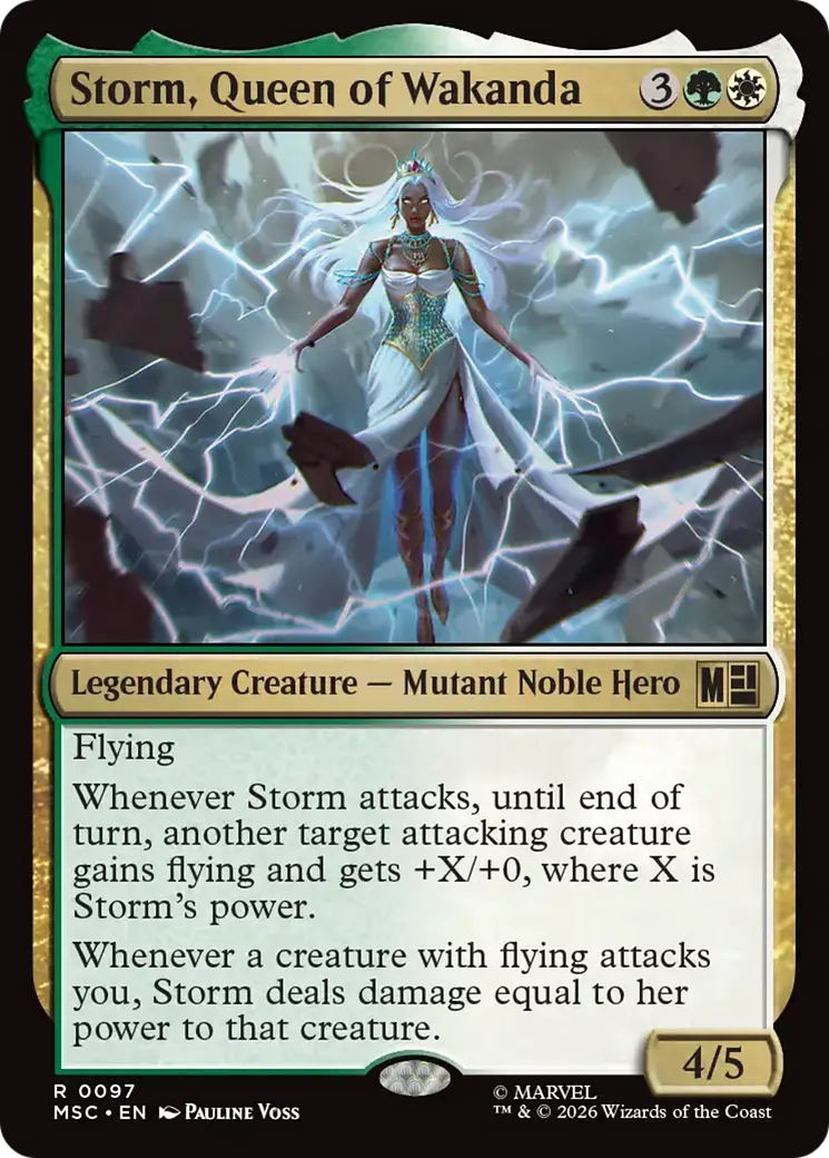 Tornade, reine du Wakanda — Marvel Super Heroes Commander — Magic: The Gathering