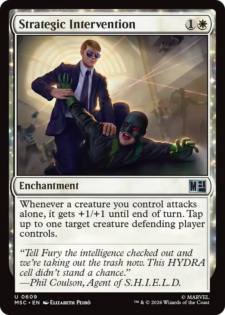 Intervention stratégique — Marvel Super Heroes Commander — Magic: The Gathering