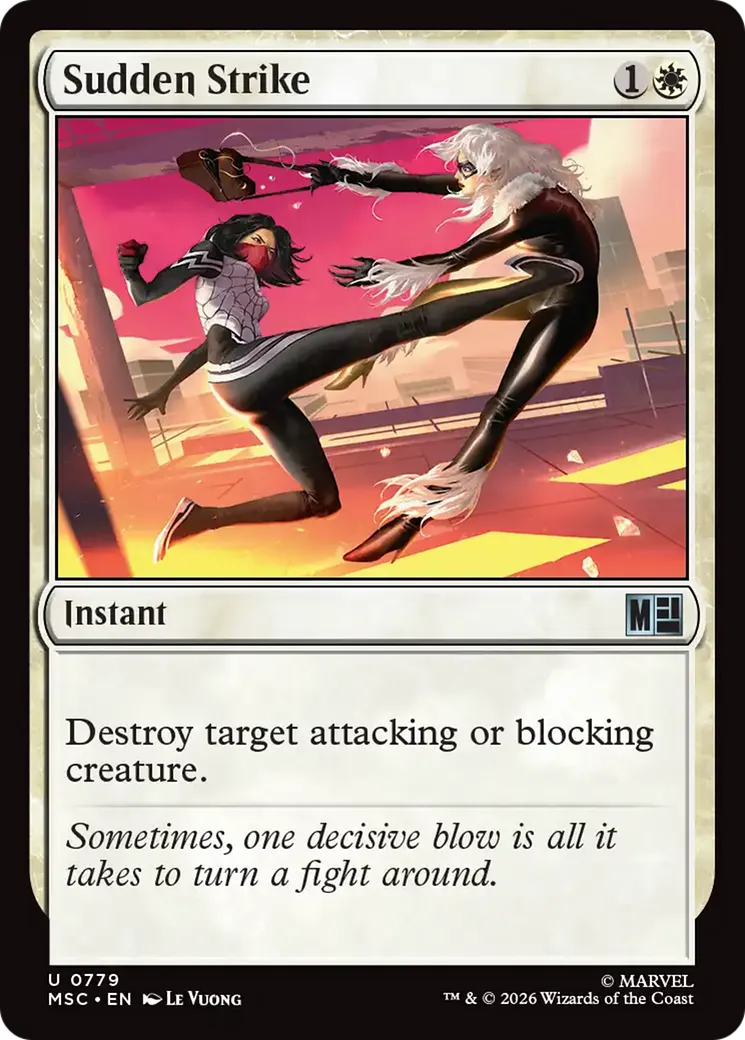 Frappe soudaine — Marvel Super Heroes Commander — Magic: The Gathering