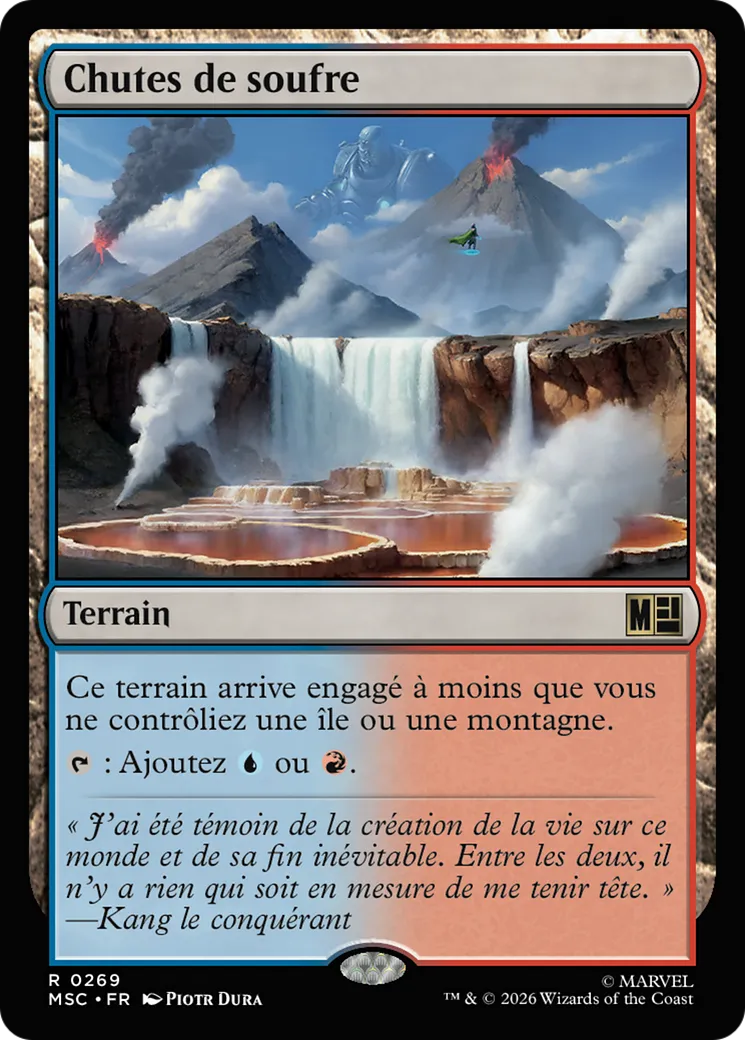 Chutes de soufre — Marvel Super Heroes Commander — Magic: The Gathering