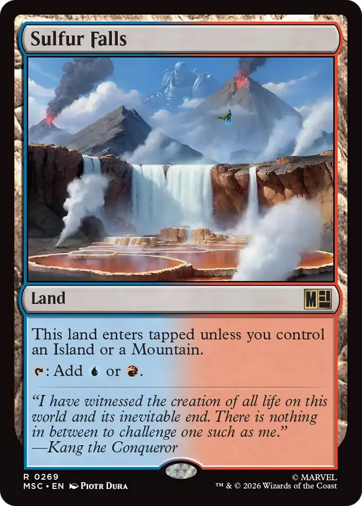 Sulfur Falls — Marvel Super Heroes Commander — Magic: The Gathering