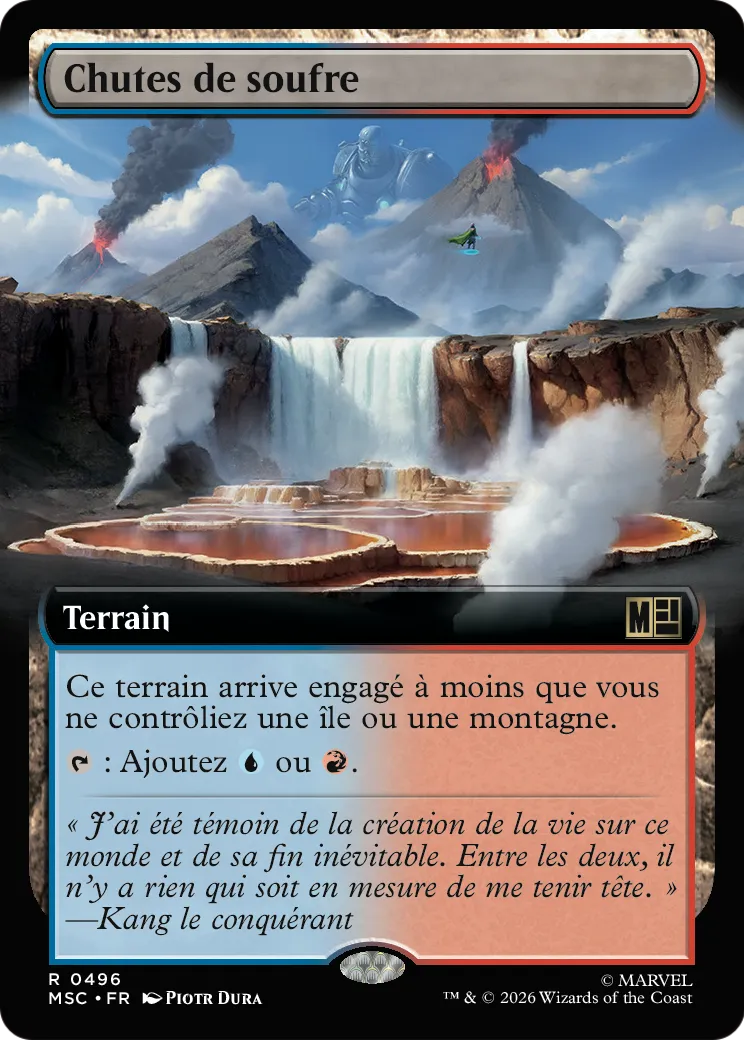 Chutes de soufre — Marvel Super Heroes Commander — Magic: The Gathering