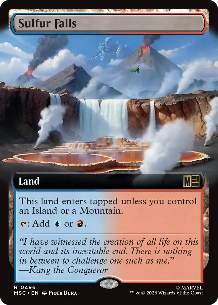 Sulfur Falls — Marvel Super Heroes Commander — Magic: The Gathering