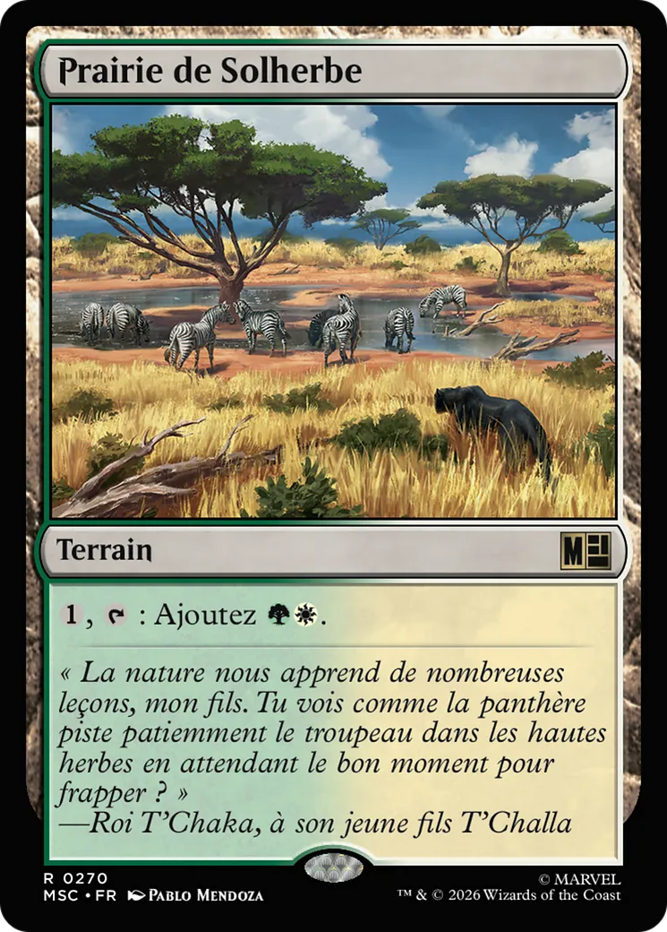 Prairie de Solherbe — Marvel Super Heroes Commander — Magic: The Gathering