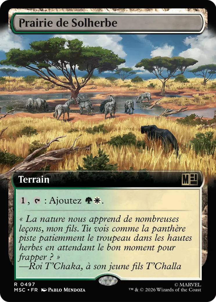Prairie de Solherbe — Marvel Super Heroes Commander — Magic: The Gathering