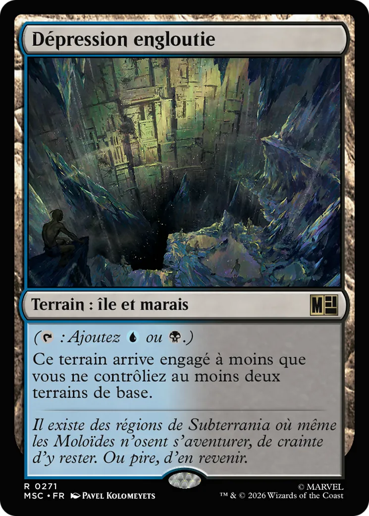 Dépression engloutie — Marvel Super Heroes Commander — Magic: The Gathering