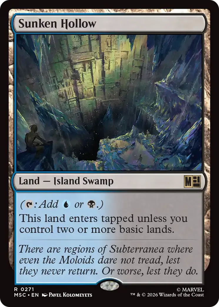 Sunken Hollow — Marvel Super Heroes Commander — Magic: The Gathering
