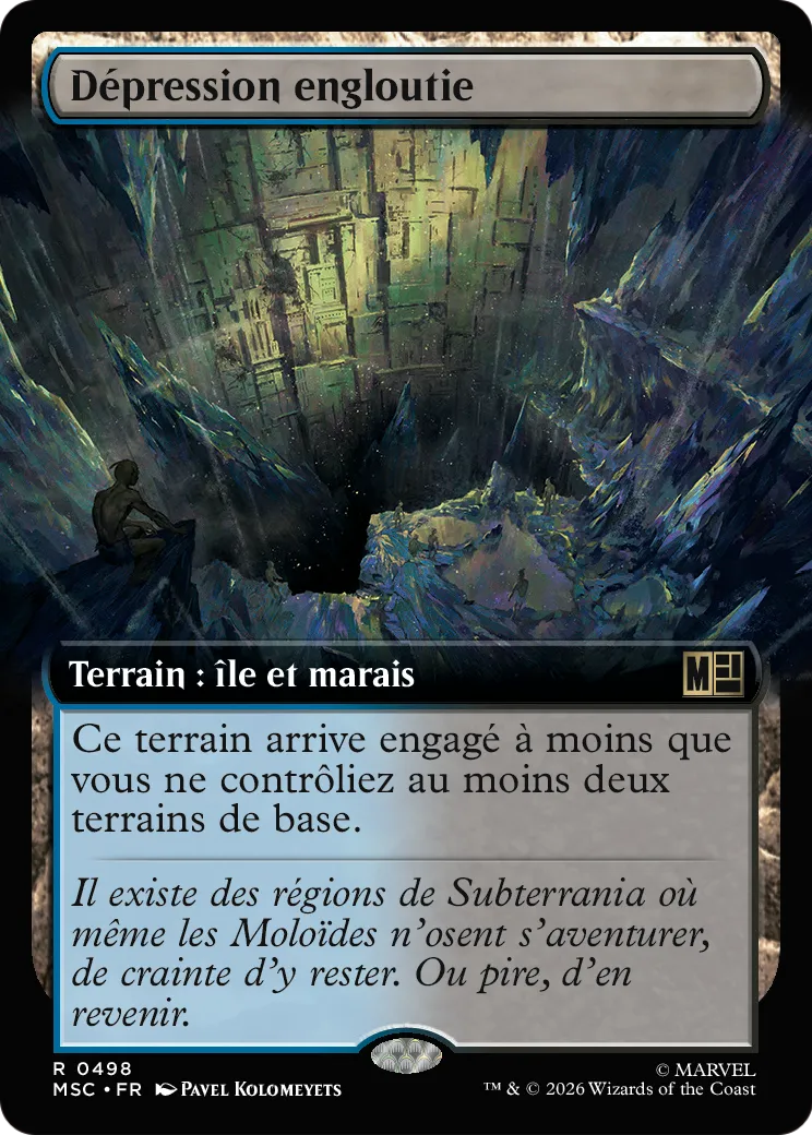 Dépression engloutie — Marvel Super Heroes Commander — Magic: The Gathering